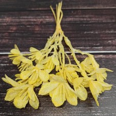 Гілочки квіток жовті 15 см. пучок