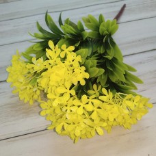Букет зелені жовті квіточки 36 см.