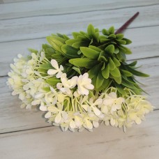 Букет зелені білі квіточки 36 см.