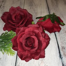 Роза бордова 10 см.