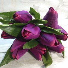 Букет тюльпанів фіолетові 36 см.