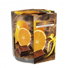 Свічка ароматична Bispol Шоколад-Апельсин Висота 7.8 см. Діаметр 7.2 см.