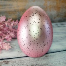 Яйце LED з підсвіткою рожеве пластикове 14*10 см.