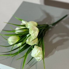 Букет "Крокус" білий 36 см. 9 квіток.