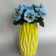 Букет "Братчики" голубі 32 см. 14 квіток діаметром 7 см.