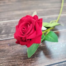 Гілка троянда оксамитова червона 52 см.