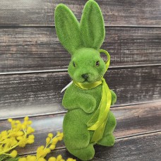 Кролик флок темно-зелений 23х8х8 см.
