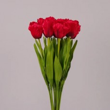 Квітка Тюльпан червоний 50 см. 1 шт.