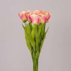 Квітка Тюльпан кремово-рожевий 50 см. 1 шт.