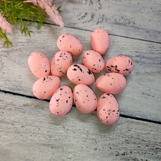 Набір яєць рожеві 12 шт. 4 см.