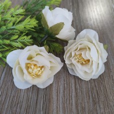 Головка квітки піона ivory 4,5*4 см.