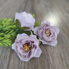 Головка квітки піона ніжно-фіалкова 4,5*4 см.