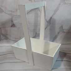 Ящик дерев'яний білий 28.5х20.5 см