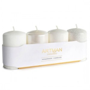 Набір свічок ARTMAN 4х 60/100 білі