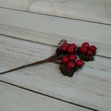 Гілка з ягодами декоративна 17 см довжина