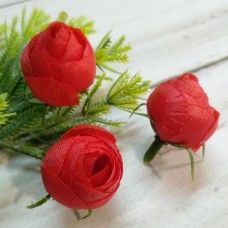 Бутон троянди червоний 2 см.